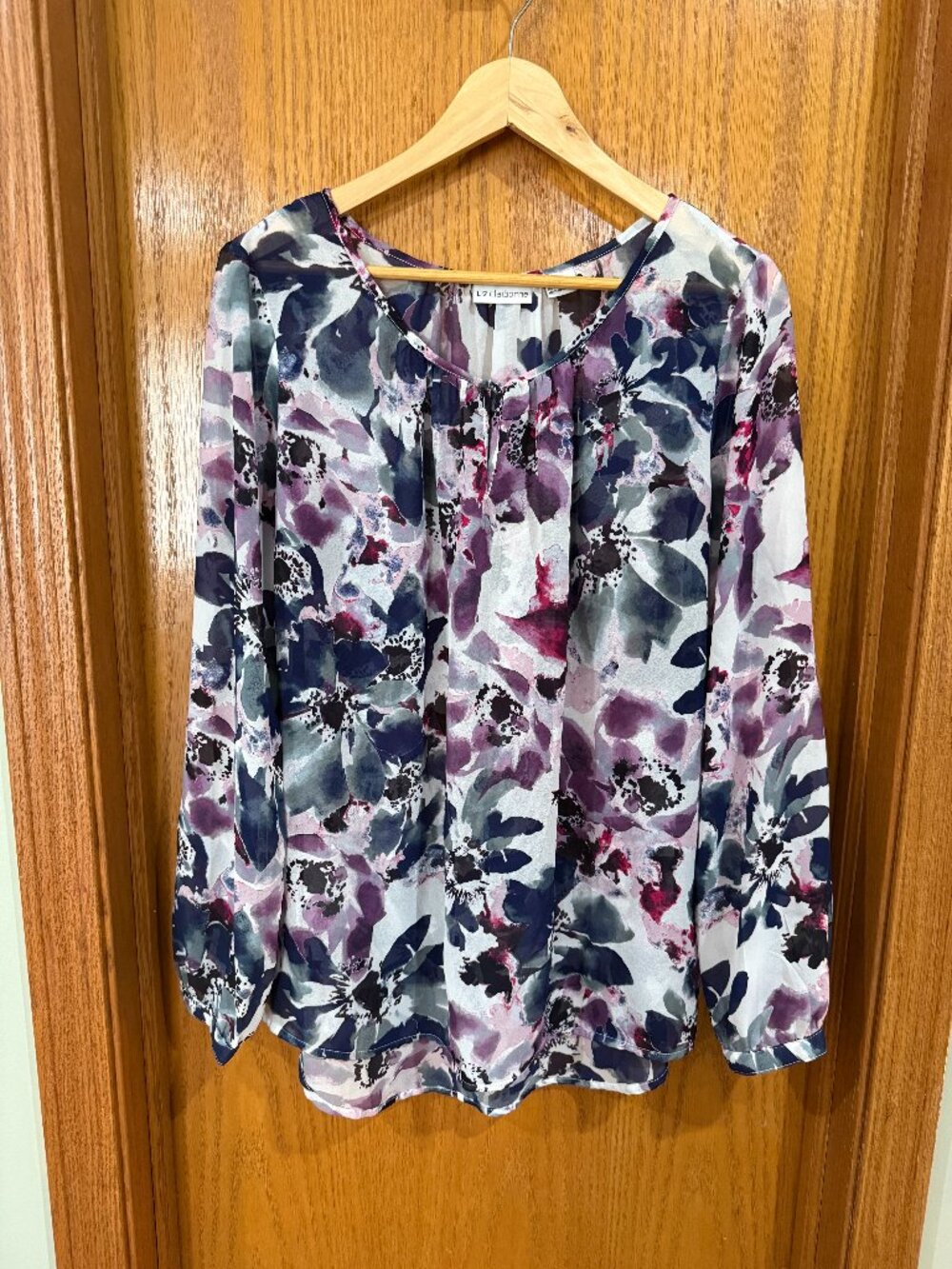 Women's Liz Claiborne Floral Blouse Size L